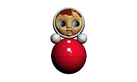 3d Roly Poly Toy Model