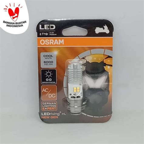 Promo Osram Led T19 Warna Putih Untuk Bebek Matic Lampu Depan Motor