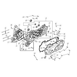 Carter Carterdeksel Kymco Agility Delivery Takt Euro Zwart