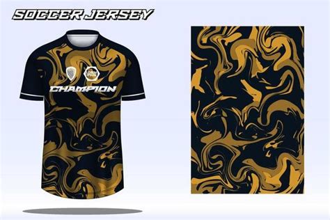 Black And Gold Jersey Vector Art Icons And Graphics For Free Download