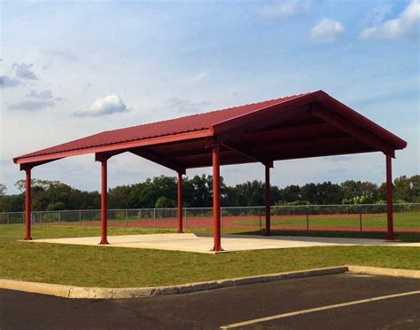 Steel I Beam Single Roof Savannah Rectangle Pavilions Pavilions By Shape