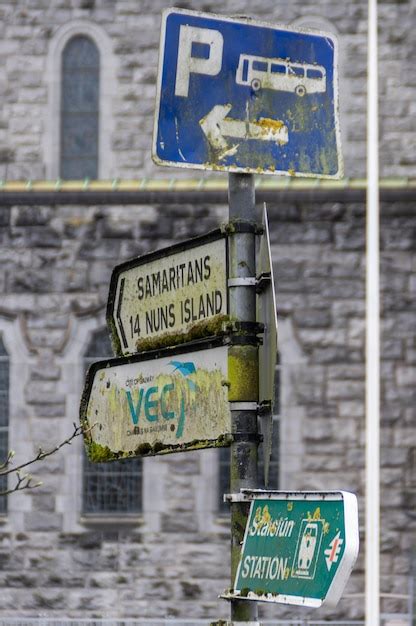Premium Photo Close Up Of Information Signs