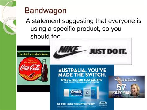 Why Does Everyone Want to Jump on the Bandwagon in Advertising