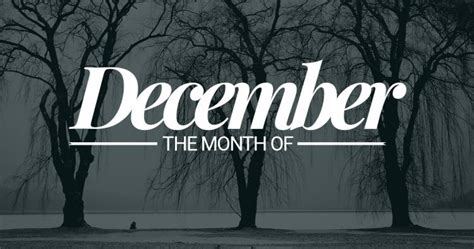 December – 12th Month of the Year