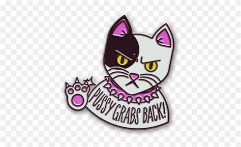 Pussy Cat Grabs Back Pin Animation Cat Clipart 529749 PinClipart