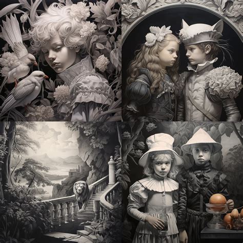 Grisaille AI Art Style - Bringing Monochrome Beauty to Life - Grisaille ...