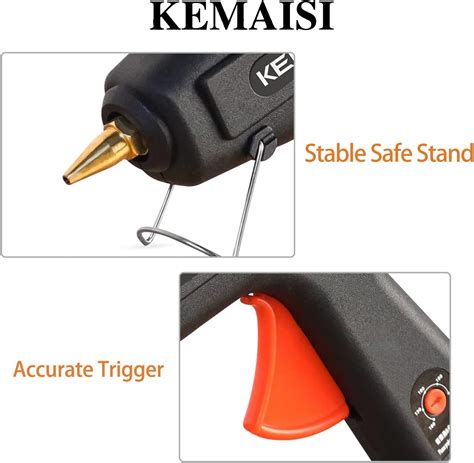 Adjustable Temperature Hot Glue Gun Kit With Sticks Barbados Ubuy