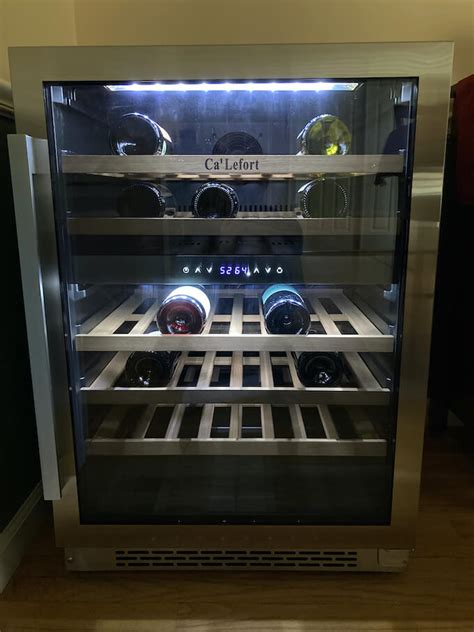 Calefort Dual Zone Wine Fridge Review Honest Wine Reviews