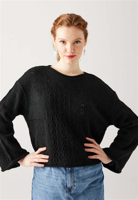 Promod Fantaisie Pullover Noir Zalandofr