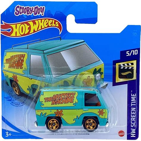 Masinuta Metalica Hot Wheels The Mistery Machine Colectia HW Screen Time Verde