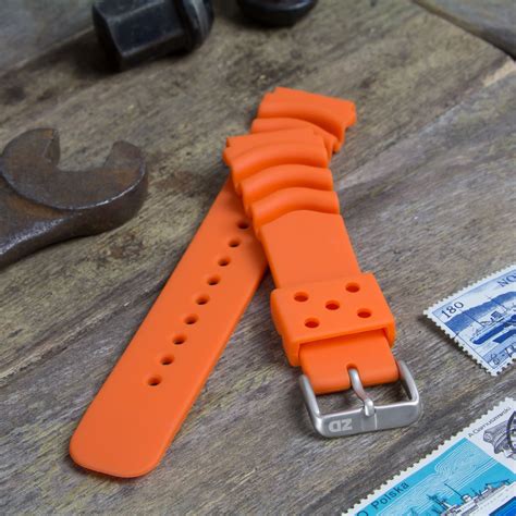 Zuludiver Pu Pvc Rubber Dive Watch Strap For Seiko Citizen Mm Ebay