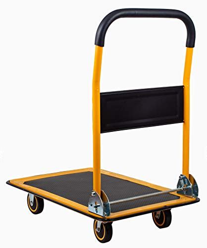 Maxworks 80876 Foldable Platform Truck Push Dolly 330 Lb Weight