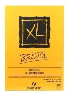 2x Bloco Canson Desenho Bristol Xl 180g A4 50fls Super Liso