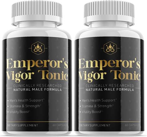 2 Pack Emperors Vigor Tonic Dietary Supplement 120 Capsules