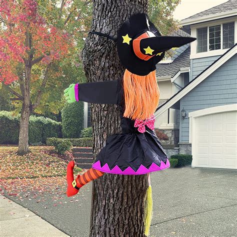 Yumsur Witch Halloween Tree Decorations Outdoorhanging