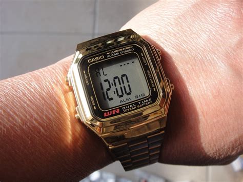 Casio Dorado Vintage A178w Original - $ 1,300.00 en Mercado Libre