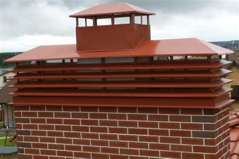 Колпак на вытяжную трубу: Как сделать колпак на трубу дымохода своими ...