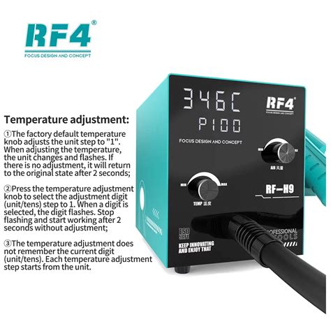 RF4 RF H9 Anti Static Hot Air Desoldering Blower Station CME Distribution Sdn Bhd