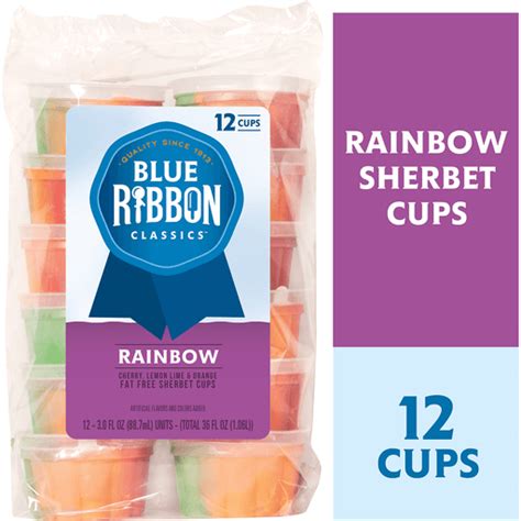 Blue Ribbon Classics Rainbow Sherbet Sherbet Cup Pk Sorbet