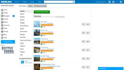 Create | Roblox Wikia | FANDOM powered by Wikia