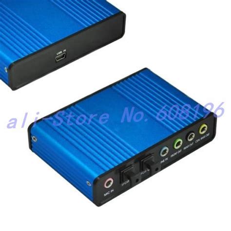 Купить адаптер USB 6 канал 5.1 аудио внешний оптический звуковой карты ...