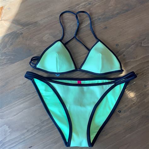 Victorias Secret Neon Yellow Bikini Gem