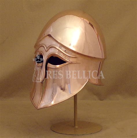 Corinthian Helmet Type A With Decorative Eyebrows Bronze Res Bellica