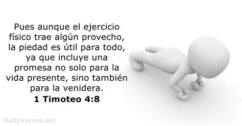 1 Timoteo 4:8 - Versículo de la Biblia - DailyVerses.net