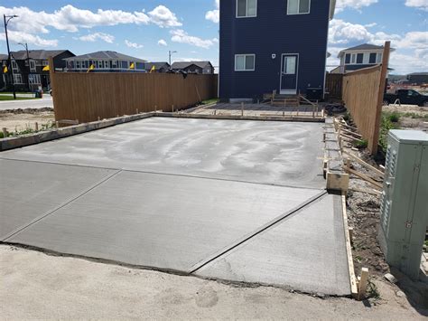 Calgary Garage Pads South Island Concrete Ltd