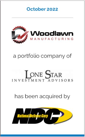 Kippsdesanto Co Advises Woodlawn Manufacturing Ltd A Portfolio