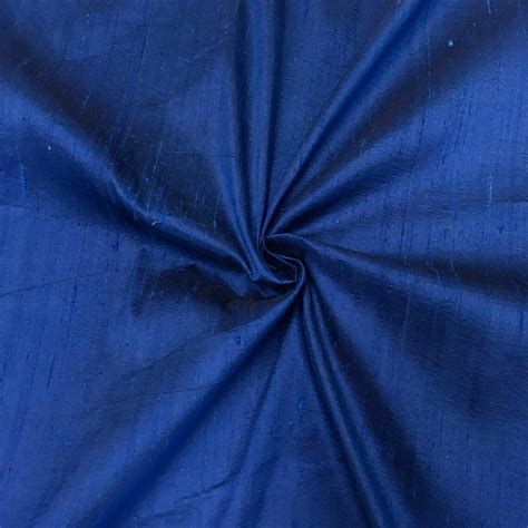 Royal Blue 100 Pure Silk Dupioni Fabric 54wide Bty Etsy