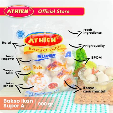 Jual Athien Bakso Ikan Super A Isi Shopee Indonesia