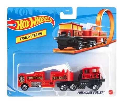 Camión Hot Wheels Track Stars Firehouse Fueler