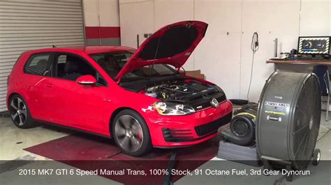 MK7 GTI Dyno YouTube