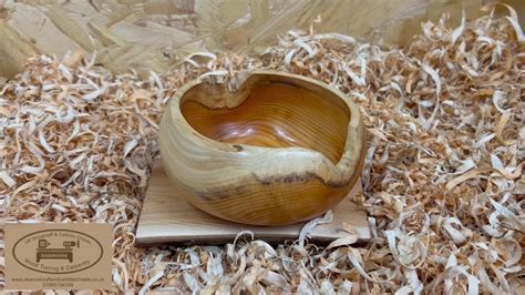 Woodturning A Yew Bowl Introducing A New Member To The Team YouTube