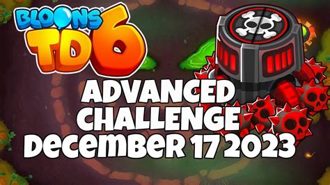 Btd Advanced Challenge December Th Btd