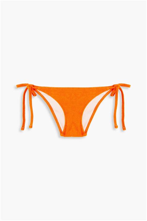 SOLID STRIPED The Iris tief sitzendes Bikini Höschen aus Frottee