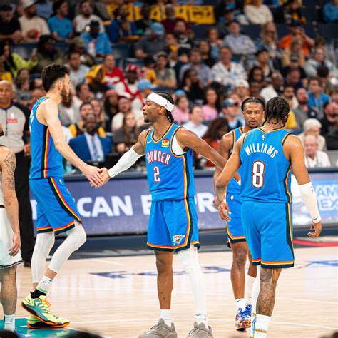 Estatísticas De Oklahoma City Thunder X Grizzlies