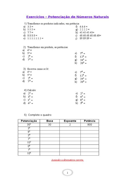 Exercicios Potencia 6 Anodoc