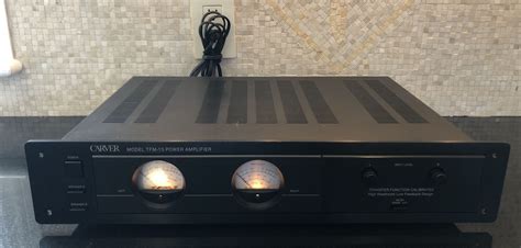 Carver Model Tfm 15 Power Amplifier 100 Wpc Perfect Working Condition