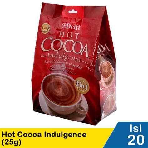 Delfi HOT COCOA INDULGENCE BAG 20x25g KlikIndomaret