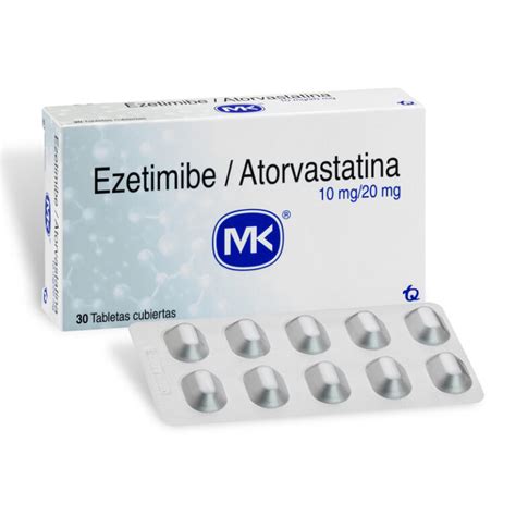 Ezetimibe Mg Atorvastatina Mg Tabletas Mk Farmaprime