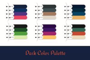 colors   dark theme palette