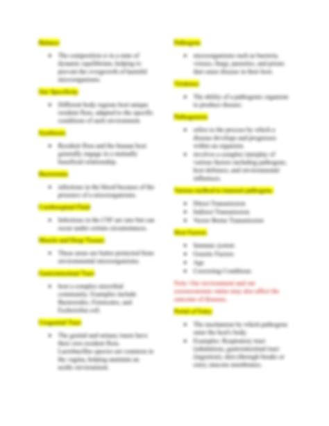Solution Microbiology Reviewer Studypool