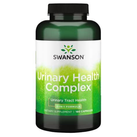 Swanson Urinary Health Complex Triple Herbal Protection 180 Capsules 180 Caps Smith’s Food