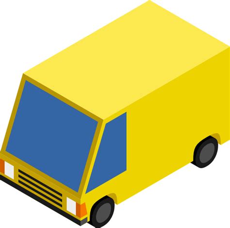 Yellow Van Clip Art At Vector Clip Art Online Royalty Free