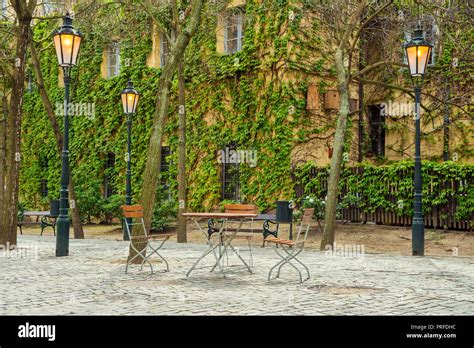 Tables and chairs Stock Photo - Alamy