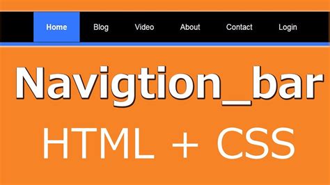 Animated Navigation Menu Bar Using Html Css Menu Hover Animation Images