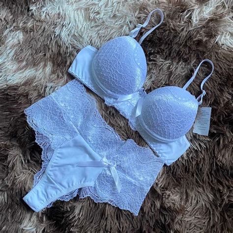Kit Conjuntos Lingerie Sutiã E Calcinha Renda Luxo Mercado Livre