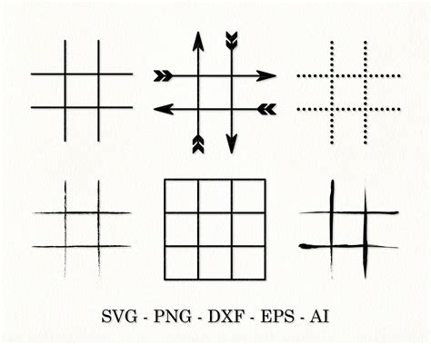 Tic Tac Toe Svg Tic Tac Toe Grid Svg Tic Tac Toe Game Board Etsy Australia